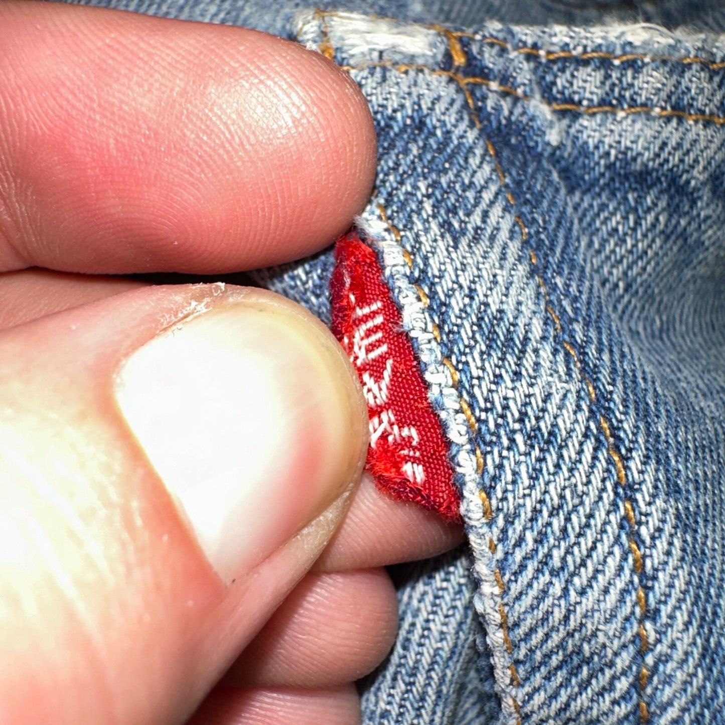 Levis 501 Big E Vintage 60s Redline Selvedge USA XX 1960s Jeans 66 Act 28x28