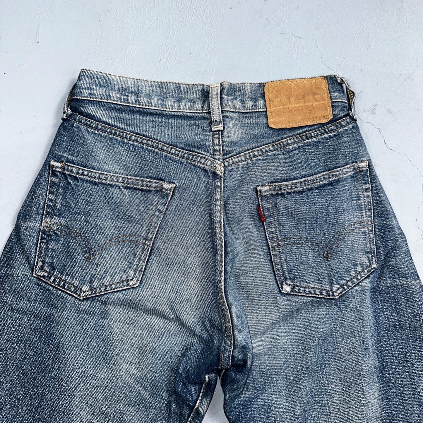 Levis 501 Big E Vintage 60s Redline Selvedge USA XX 1960s Jeans 27x30 Act 25x28