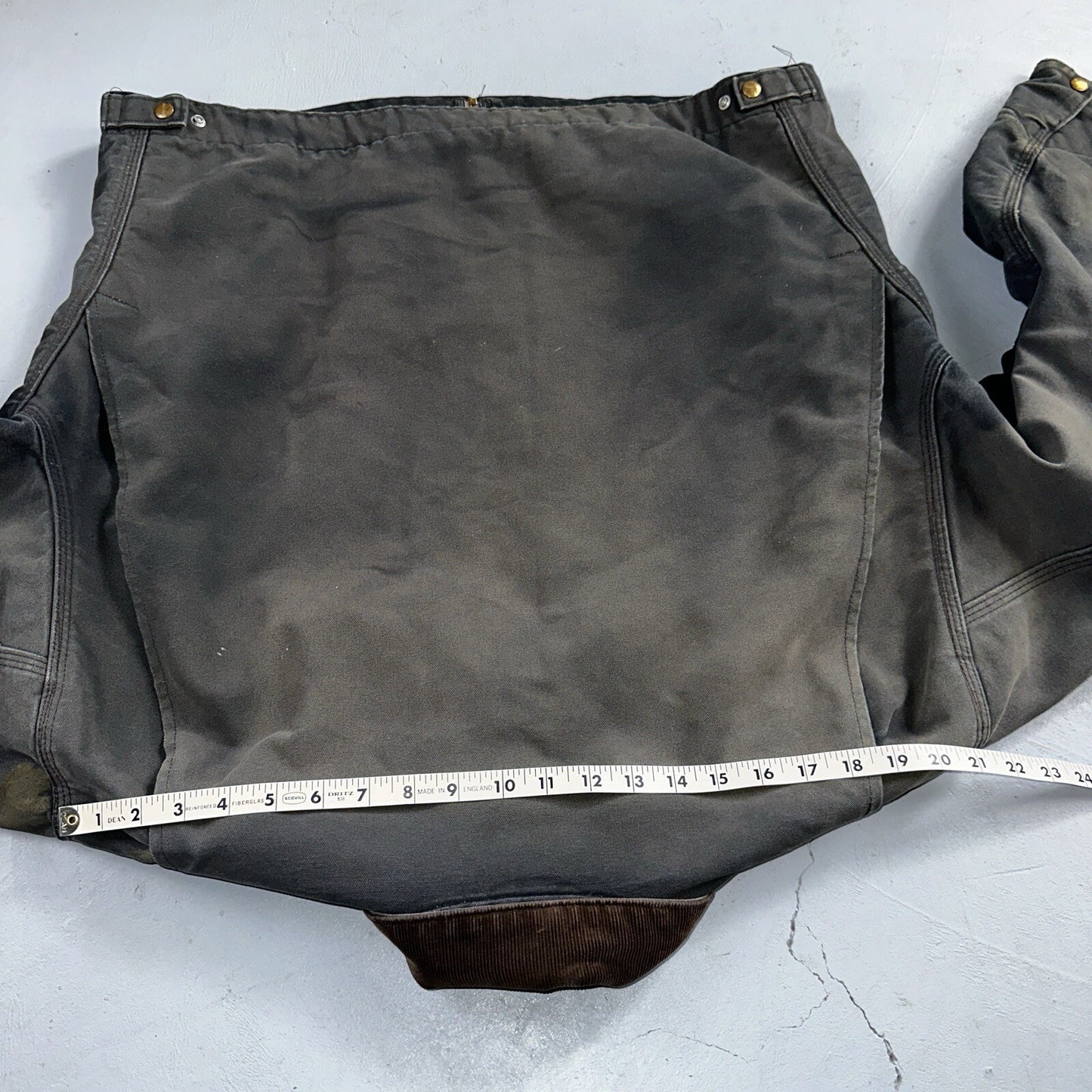 Carhartt VTG Jacket Mens 48 Black Detroit J01 Blanket Lined USA J97 BLK XL