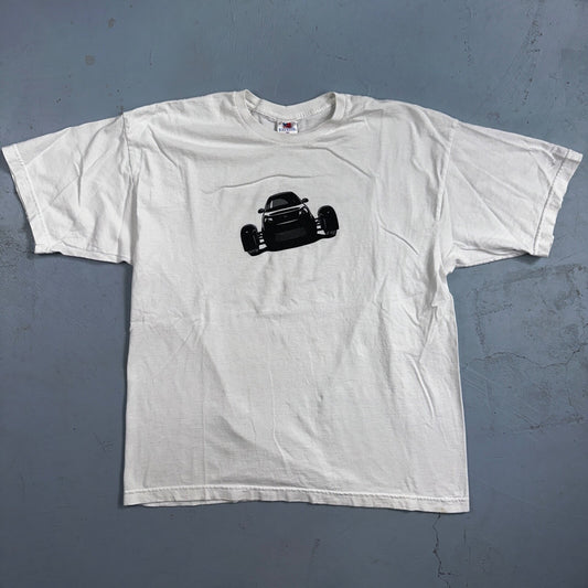 Elio Motors Racing Project VTG T Shirt Y2K Nascar Promo Cars Race Sports XL