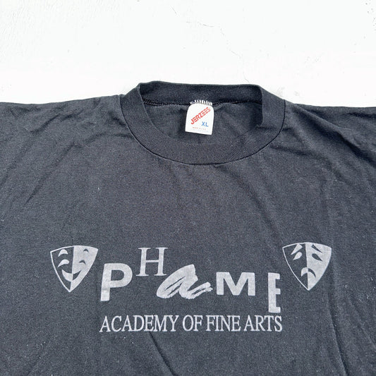 Phame Academy of Fine Arts VTG T Shirt Phantom Opera 90s Jerzees XL Black Music