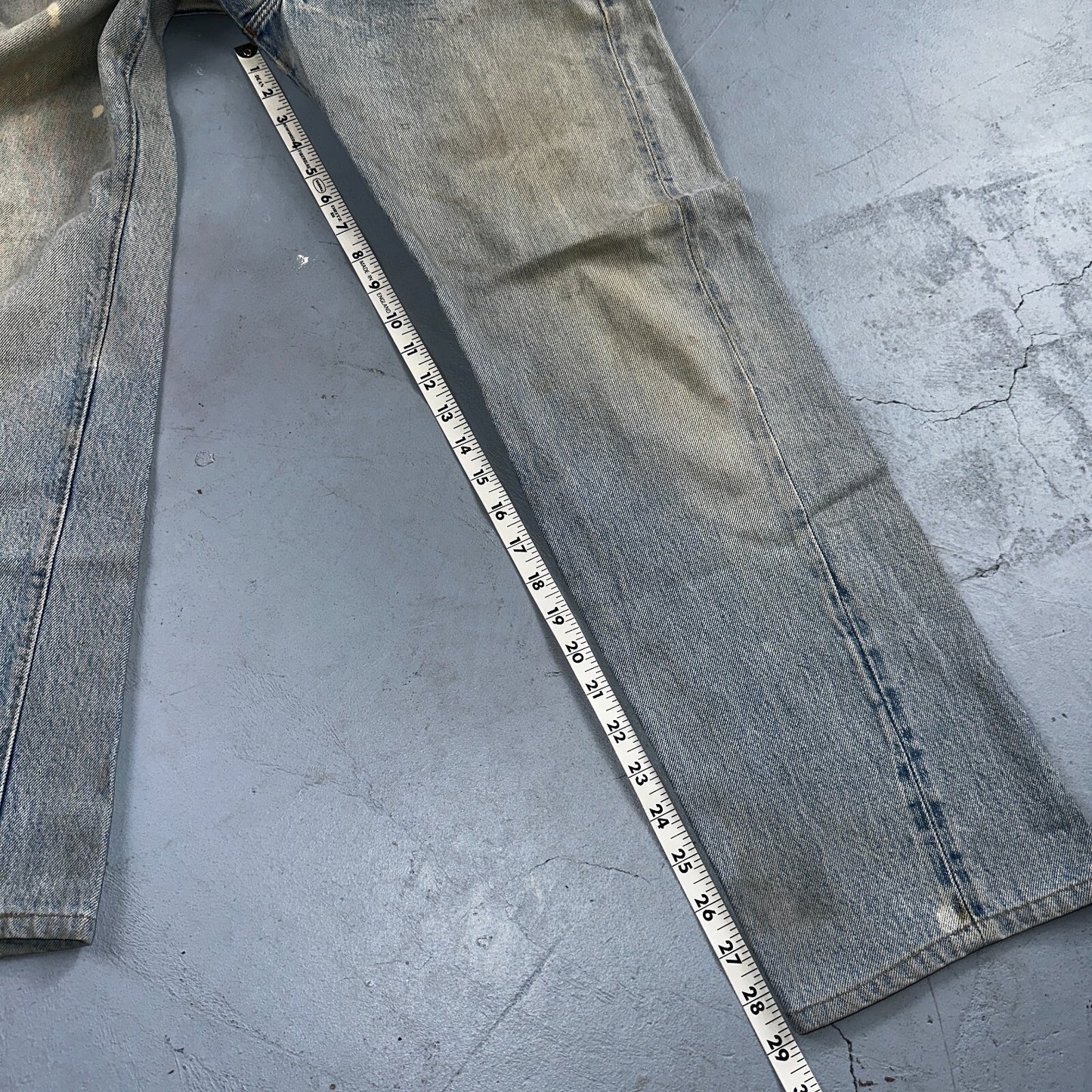 Levis 501 Vintage 80s Redline Selvedge USA XX Jeans Light Wash 1980s Act 28x29