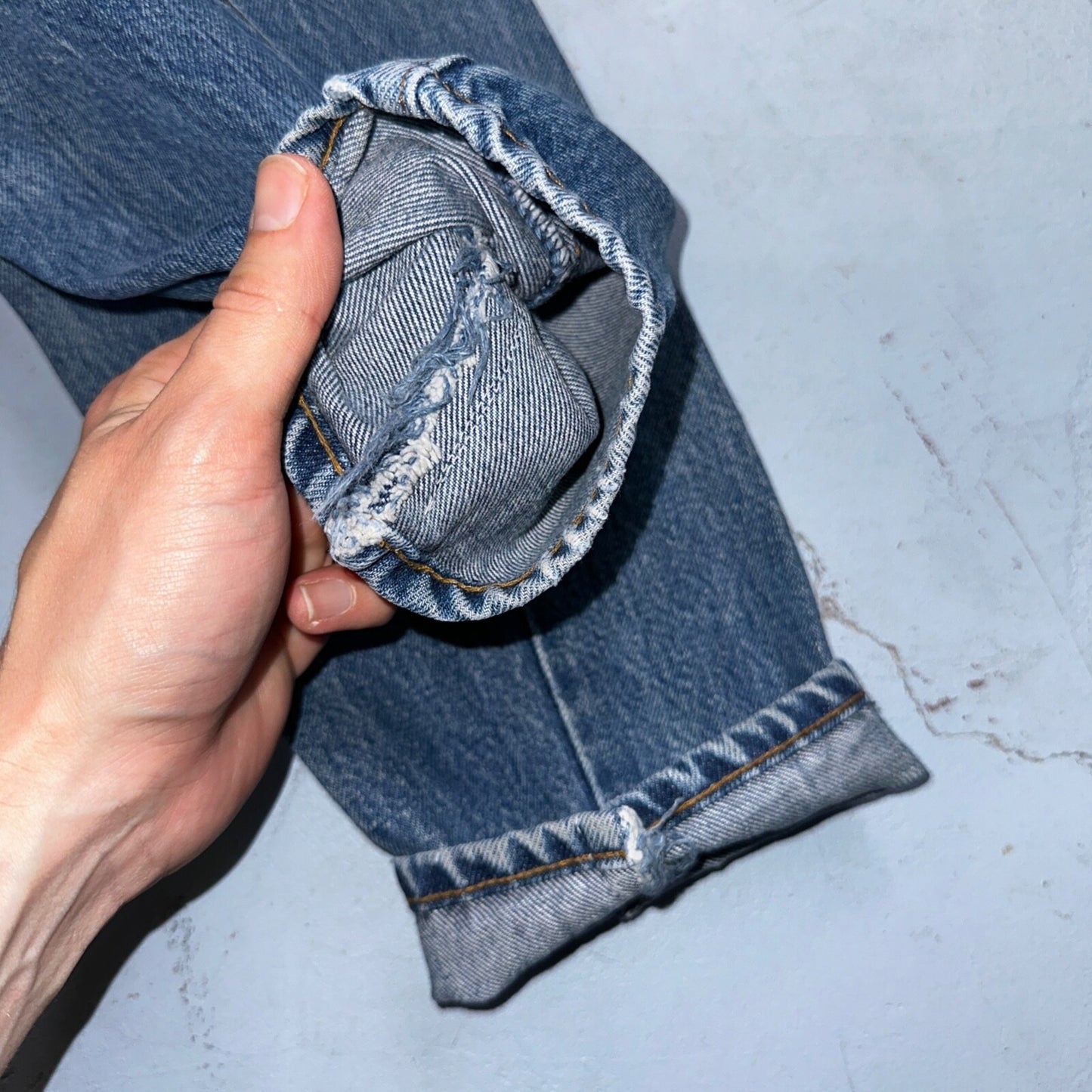 Levis 501 Vintage 80s Redline Selvedge USA XX Jeans Skinny Tailored Act 28X29