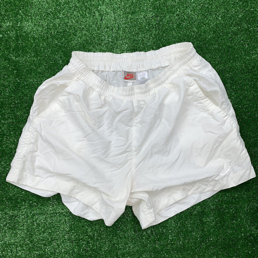 Vintage Nike Running Shorts Pants Summer Swim Jordan 90s Basic White Cool