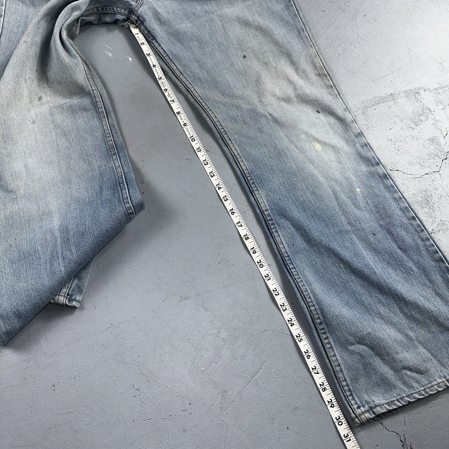 Levis 517 Vintage 80s USA Orange Tab Bootcut Flare Blue Jeans Talon Act 36x30