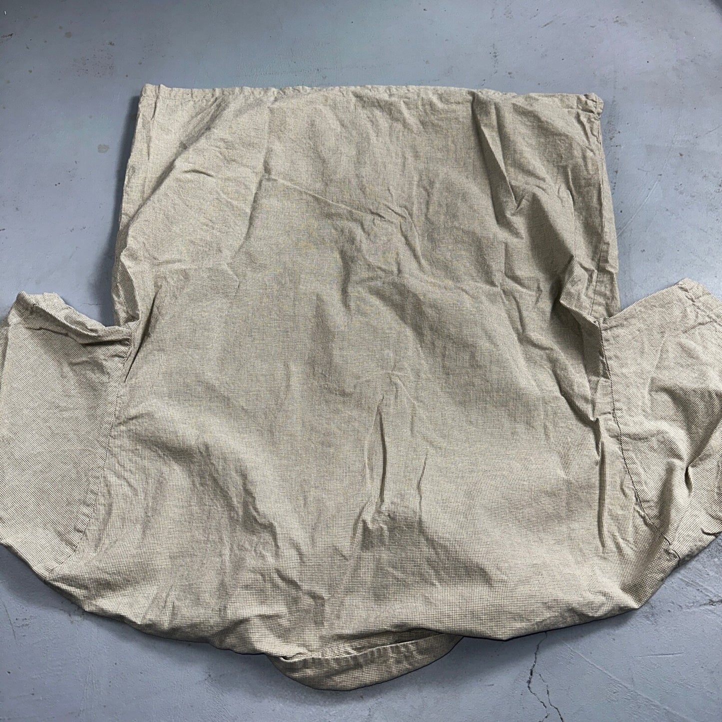 Nike Golf Tiger Woods Button Up Hawaiian Plaid Men's 2XL Shirt Gray Down Basic