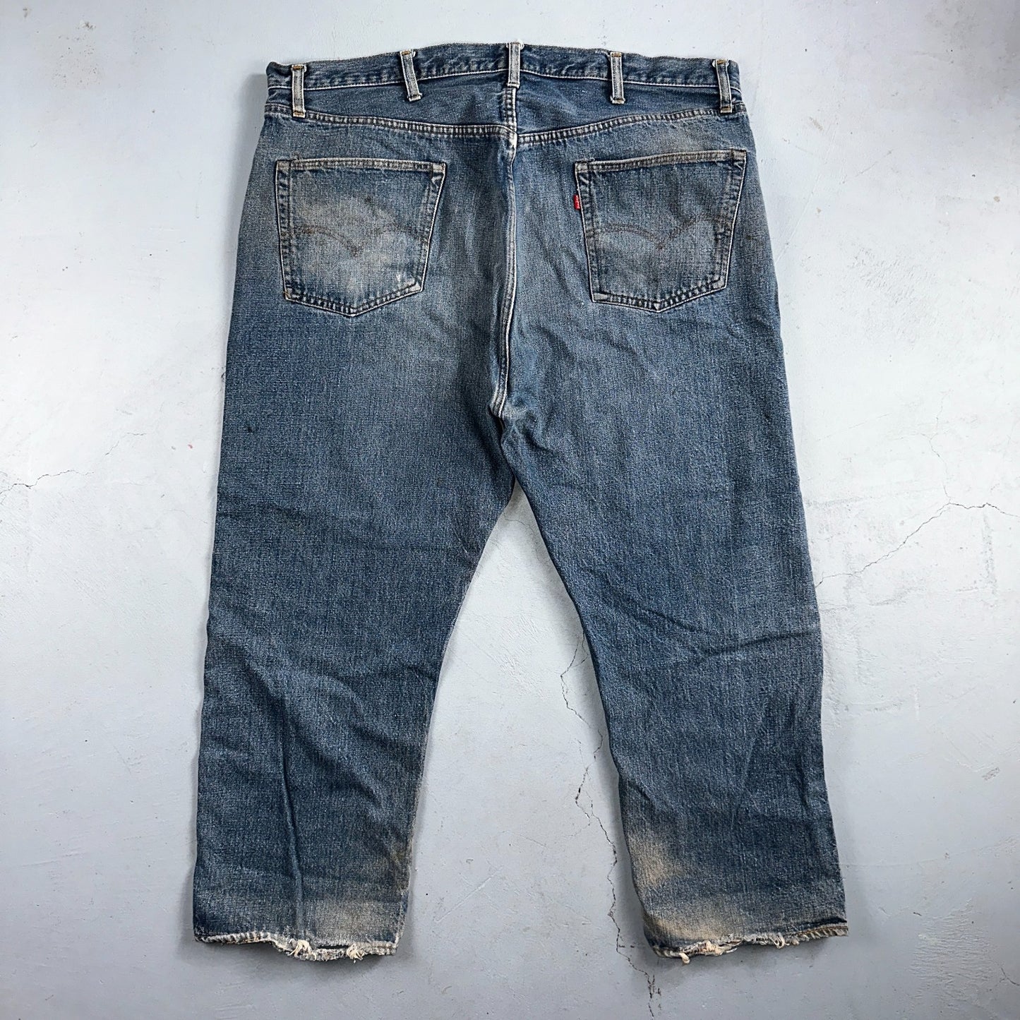 Levis 501 Vintage 70s SS Redline Selvedge USA XX Jeans Med Wash 48x30 Act 43x26