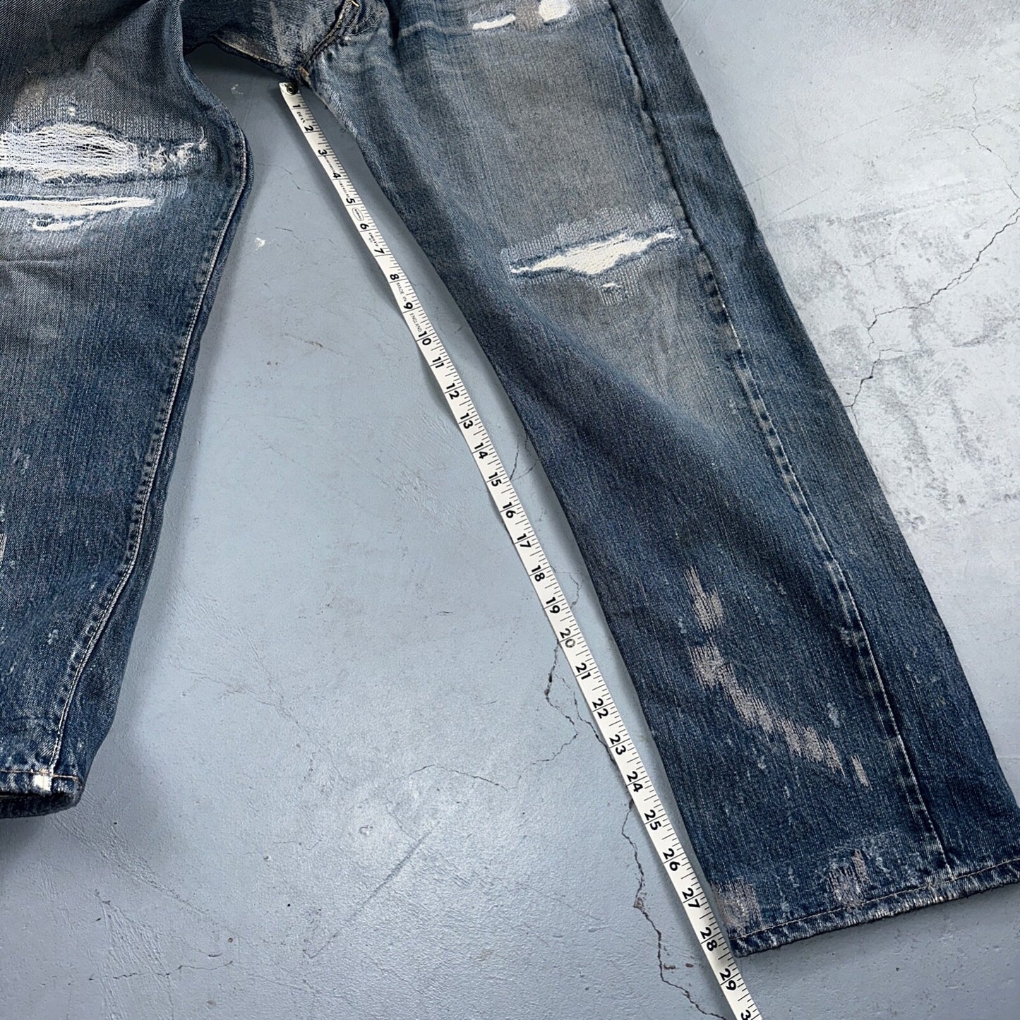 Levis 501 Big E Vintage 60s Redline Selvedge USA XX 1960s Jeans 66 Act 34x28