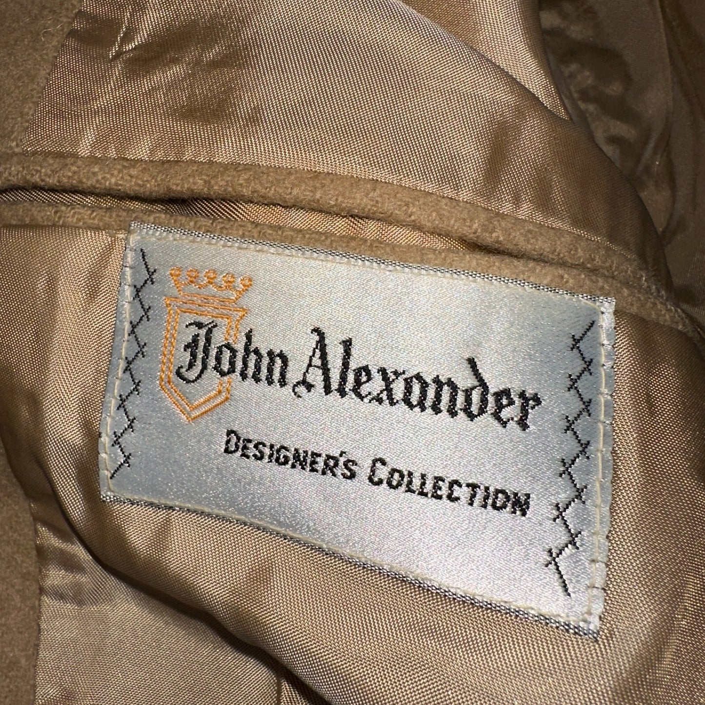 1970s Camel Hair Blazer Sport Coat Mens 38 Suit Jacket John Alexander VTG Union