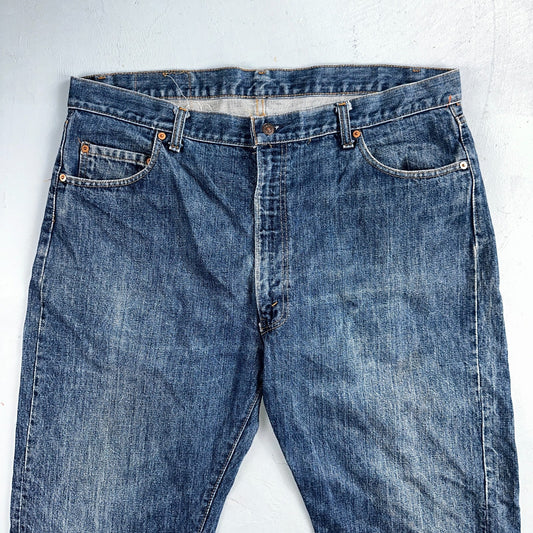 Levis 505 Vintage 70s Talon USA Jeans 501 1970s Med Wash Blue 42x30 Act 40x25