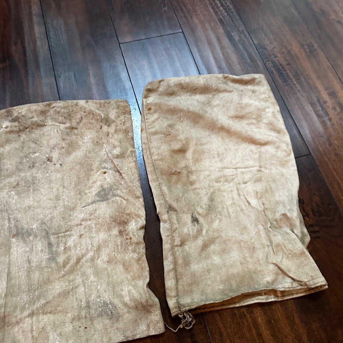 Vtg The First National Bank Money Bag Cloth Bag Portland Oregon California 1940s