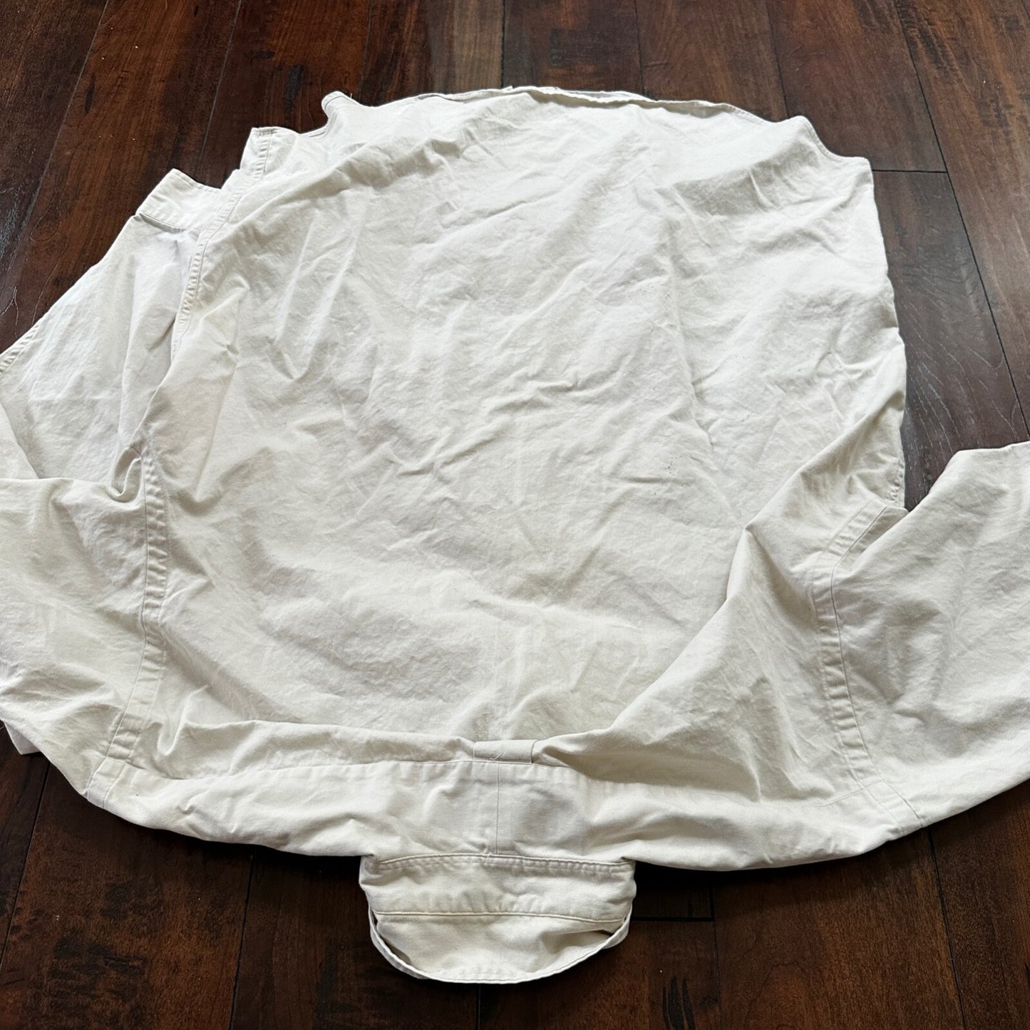 Polo Ralph Lauren Beige Button Down Work Shirt Dress Vtg Up Y2K 90s Western