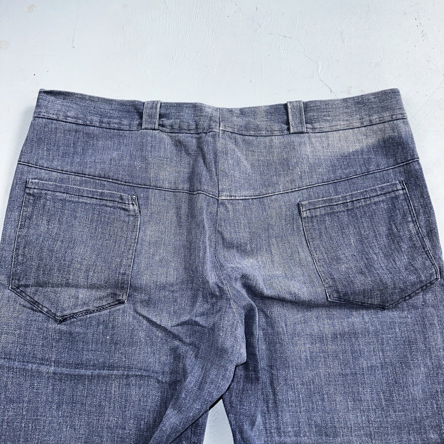 Vintage 1940s 50s WWII Korean US Navy Denim Dungarees Jeans Work Pants Trousers