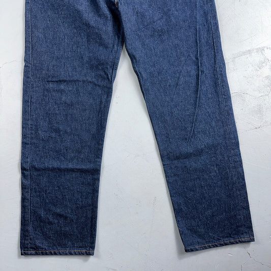 Levis 501 Vintage 90s USA XX Straight Leg Jeans Blue Dark Wash 44x36 Act 42x32