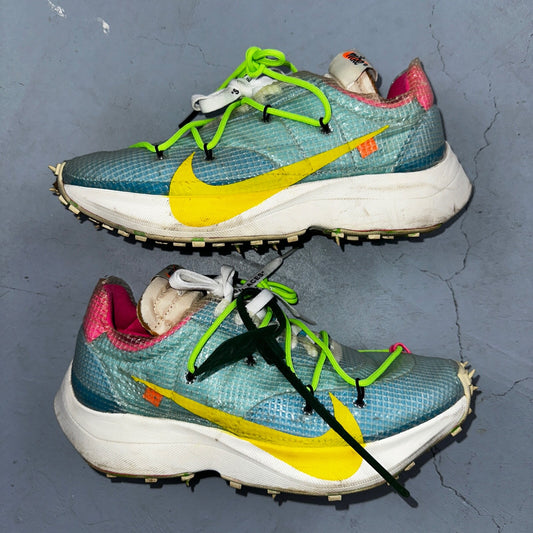 Nike Size 9W 7.5M Off White Virgil Abloh Vapor Street Polarized Blue CD8178-400