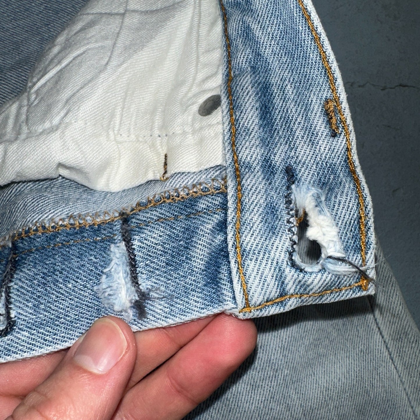 Levis 501 Vintage 80s Redline Selvedge USA XX Jeans Light Wash 1980s Act 30x29