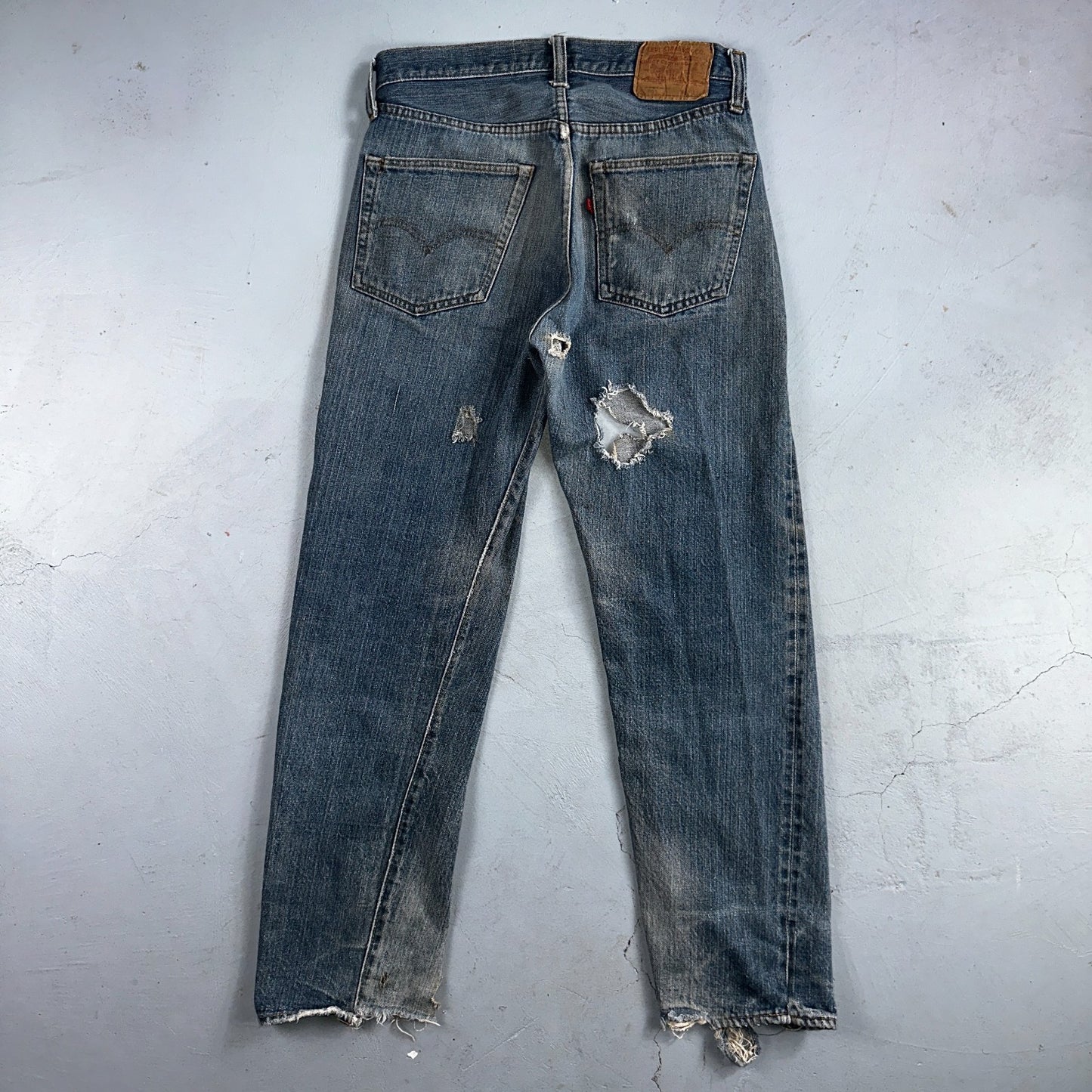 Levis 501 Vintage 70s SS Redline Selvedge USA XX Jeans Med Wash 32x34 Act 30x29