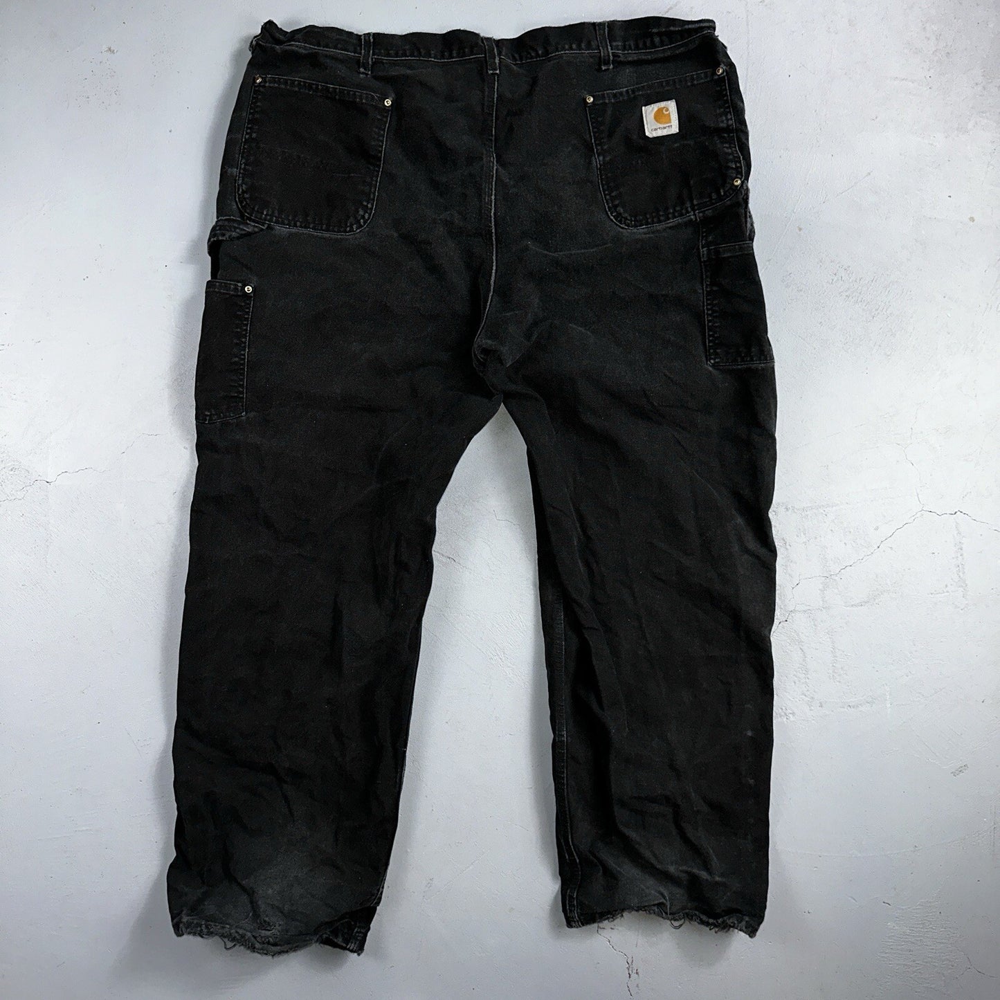 Carhartt VTG Double Knee Carpenter Pants USA B01 BLK Black Act 42x31