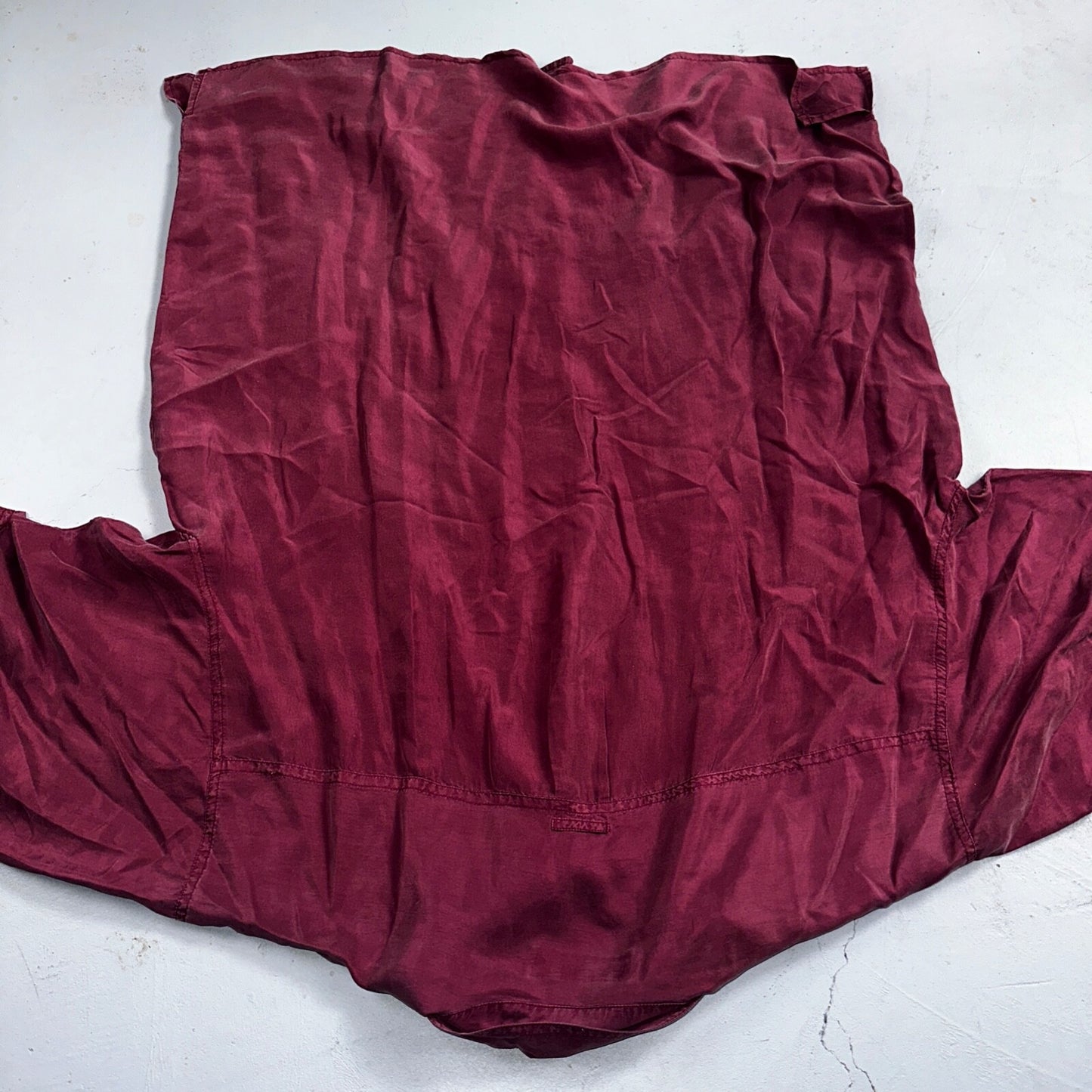 Huk A Poo Mens 2XL Short Sleeve Silk Collared Putting Up Purple VTG