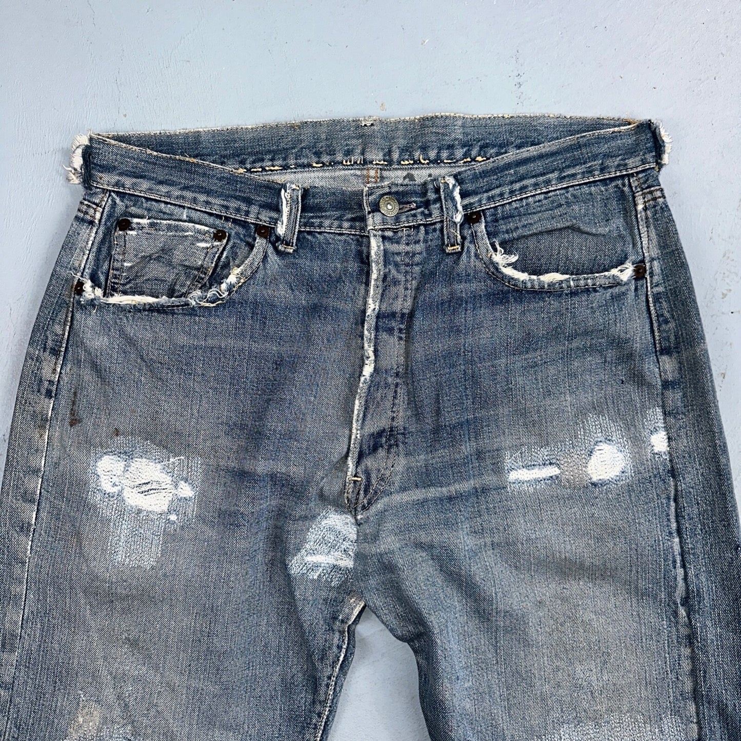Levis 501 Big E Vintage 60s Redline Selvedge USA XX 1960s Jeans 66 Act 34x28