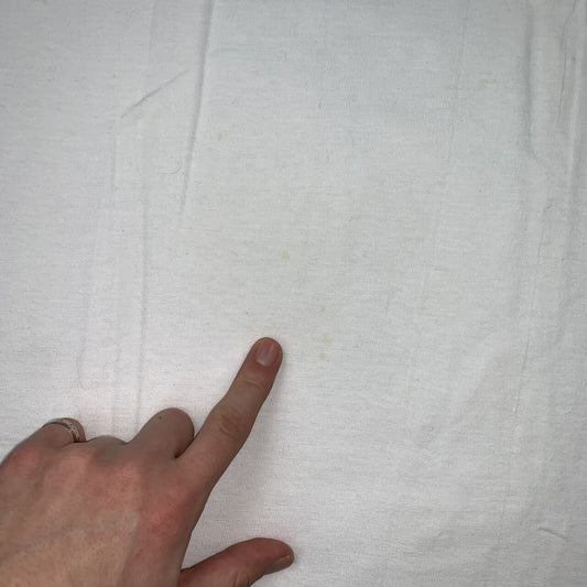 Vintage T Shirt Basic White L Blank Lot Tee Rap 80s 90s No Print Essential