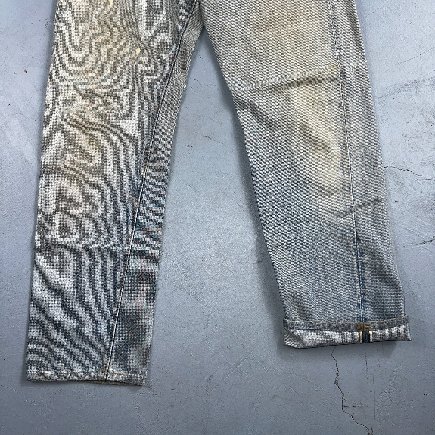 Levis 501 Vintage 80s Redline Selvedge USA XX Jeans Light Wash 1980s Act 28x29