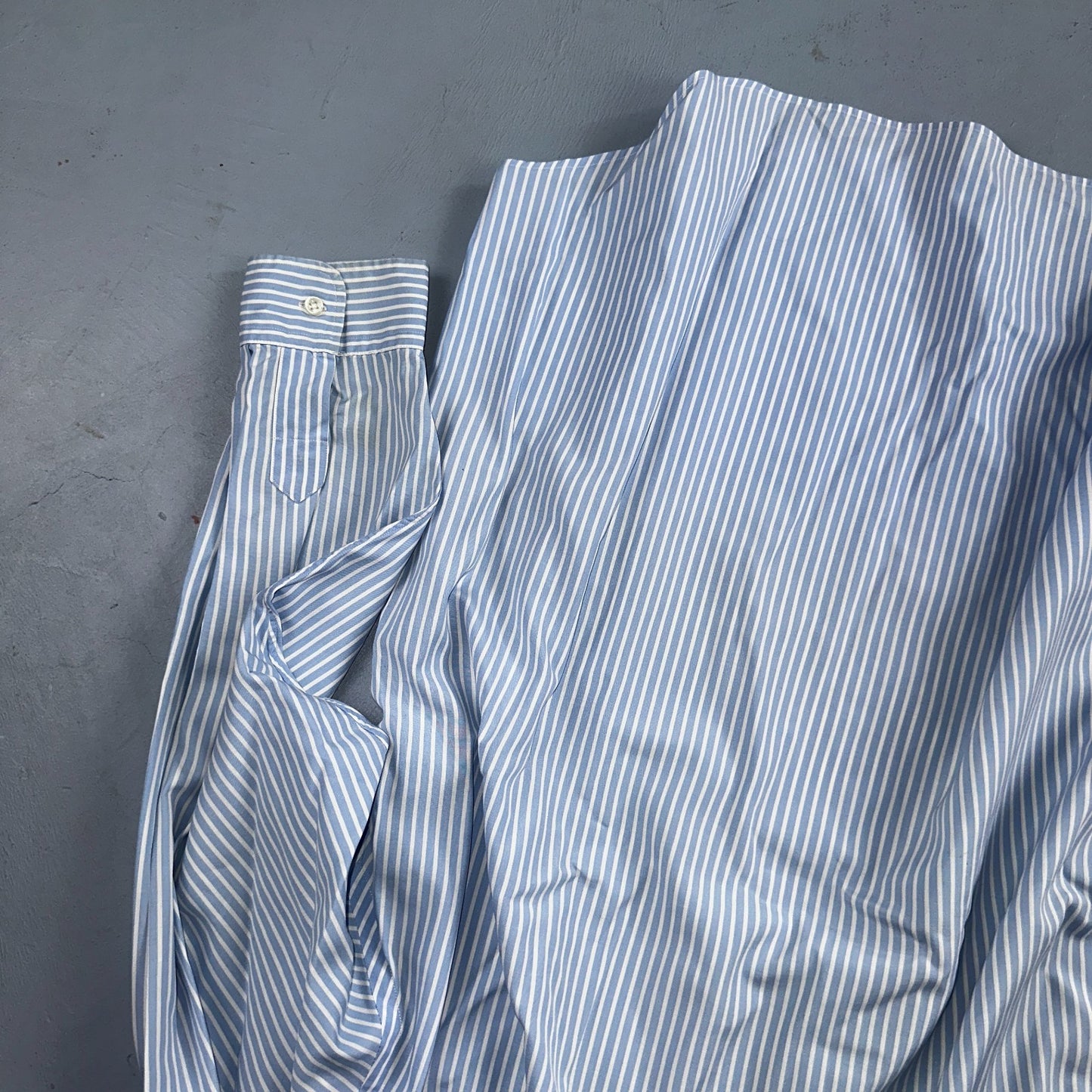 Ralph Lauren Button Down Shirt Mens 2XL Blue White Striped Marlowe Long Sleeve