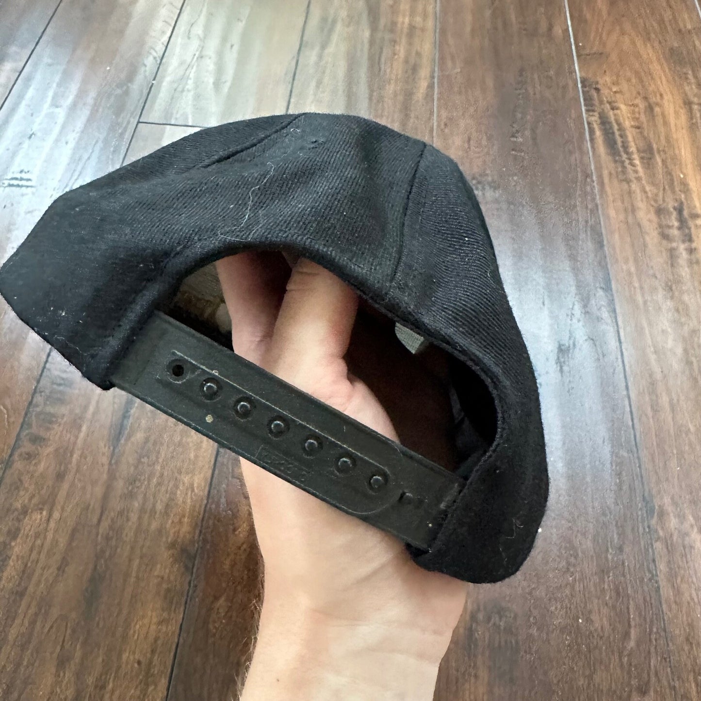 Specialty Polymer Inc Vintage Hat Cap Snapback Black Gold Oregon Rap Music Bands