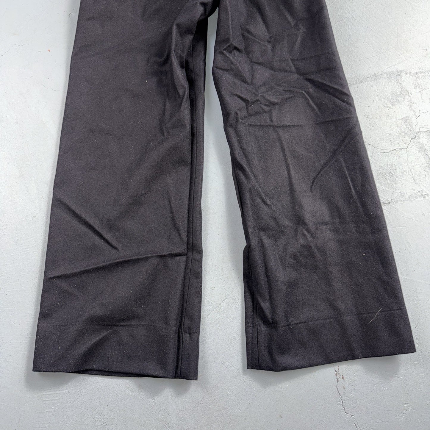 VTG 40s WWII US Naval Clothing Factory Wool Sailor Pants Navy 30L Bell Bottoms