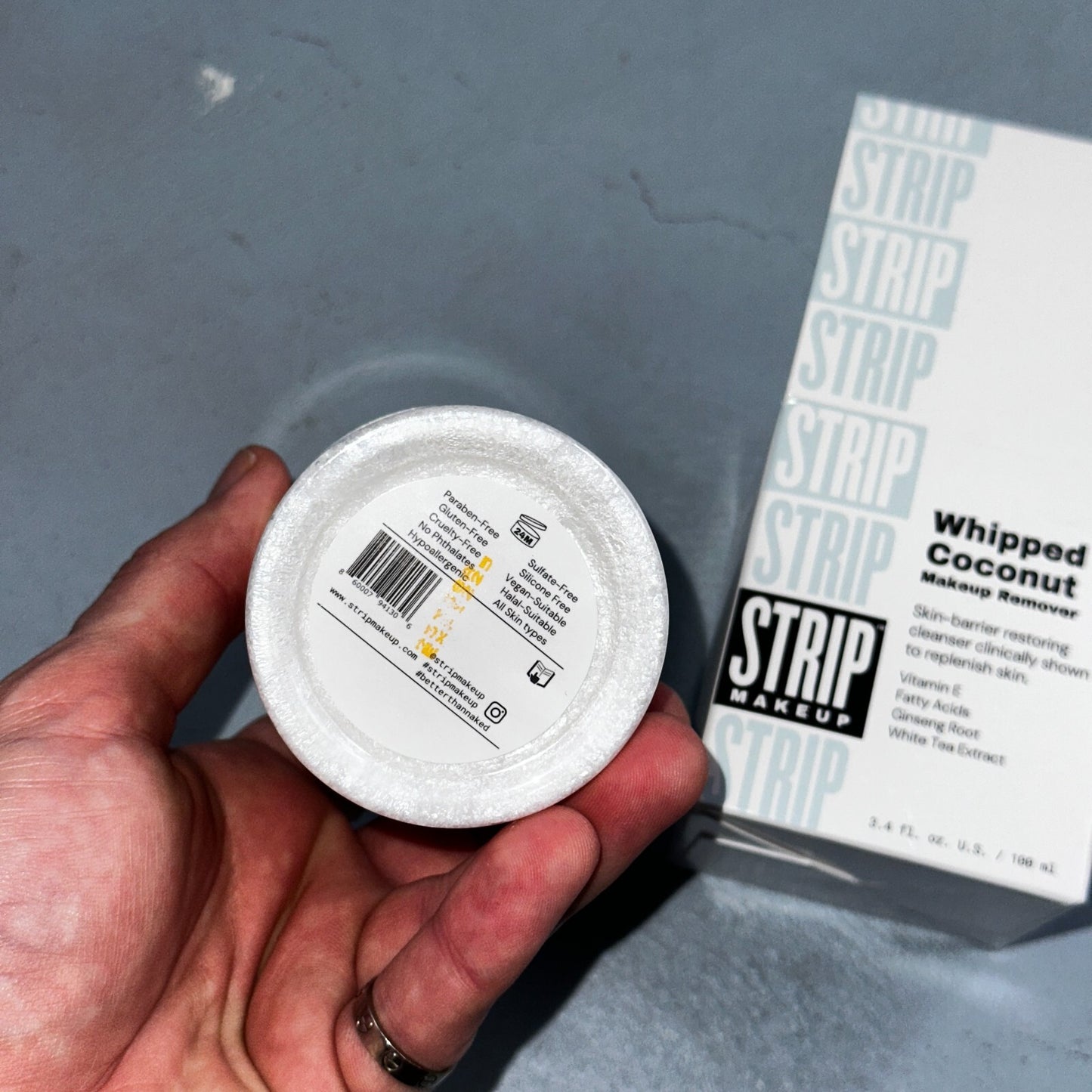 STRIP MAKEUP Whipped Coconut Makeup Remover 3.4 fl oz / 100 ml NIB