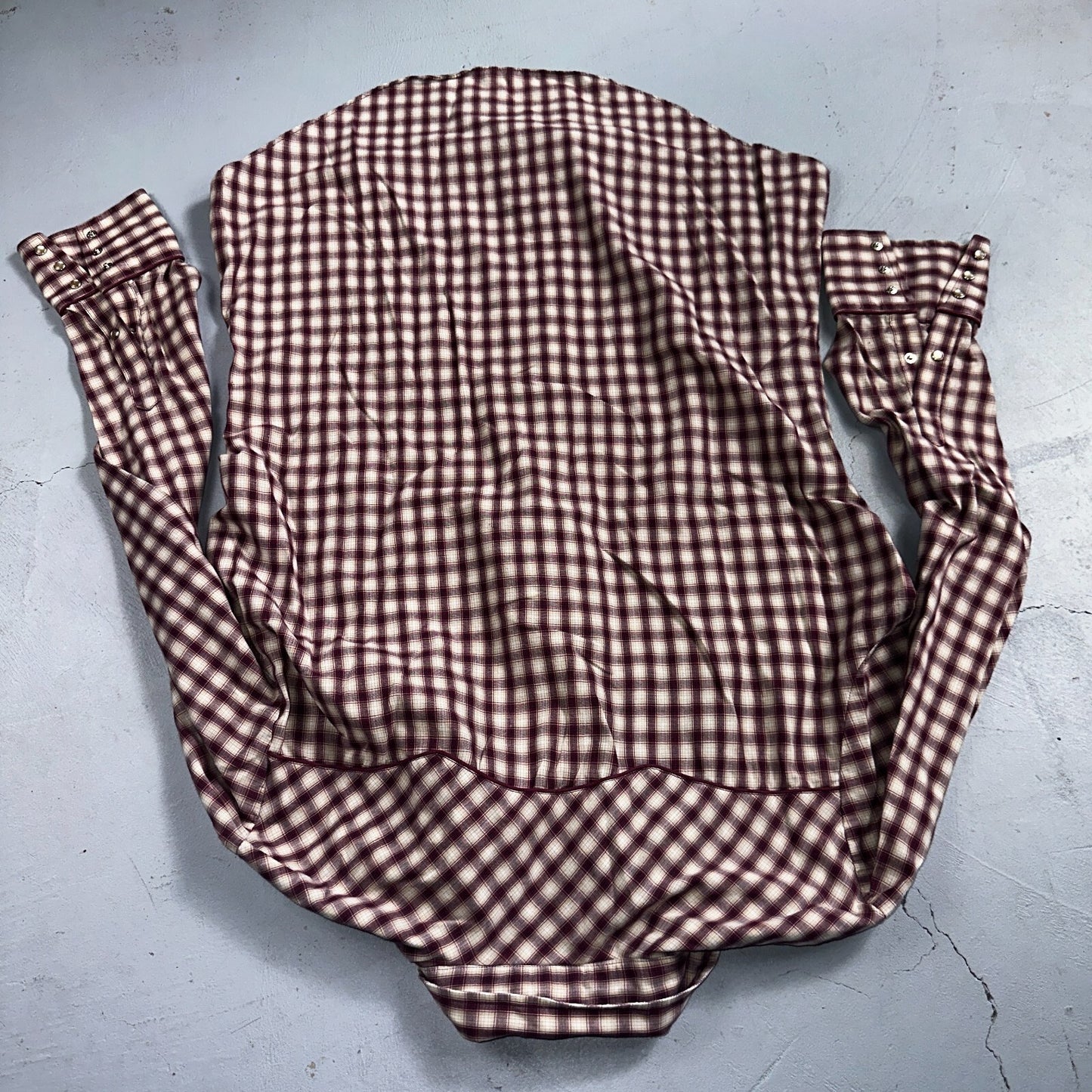 Levis VTG 1980s Pearl Snap Button Shirt Mens L Plaid 80s Cowboy Shirt Korea LS