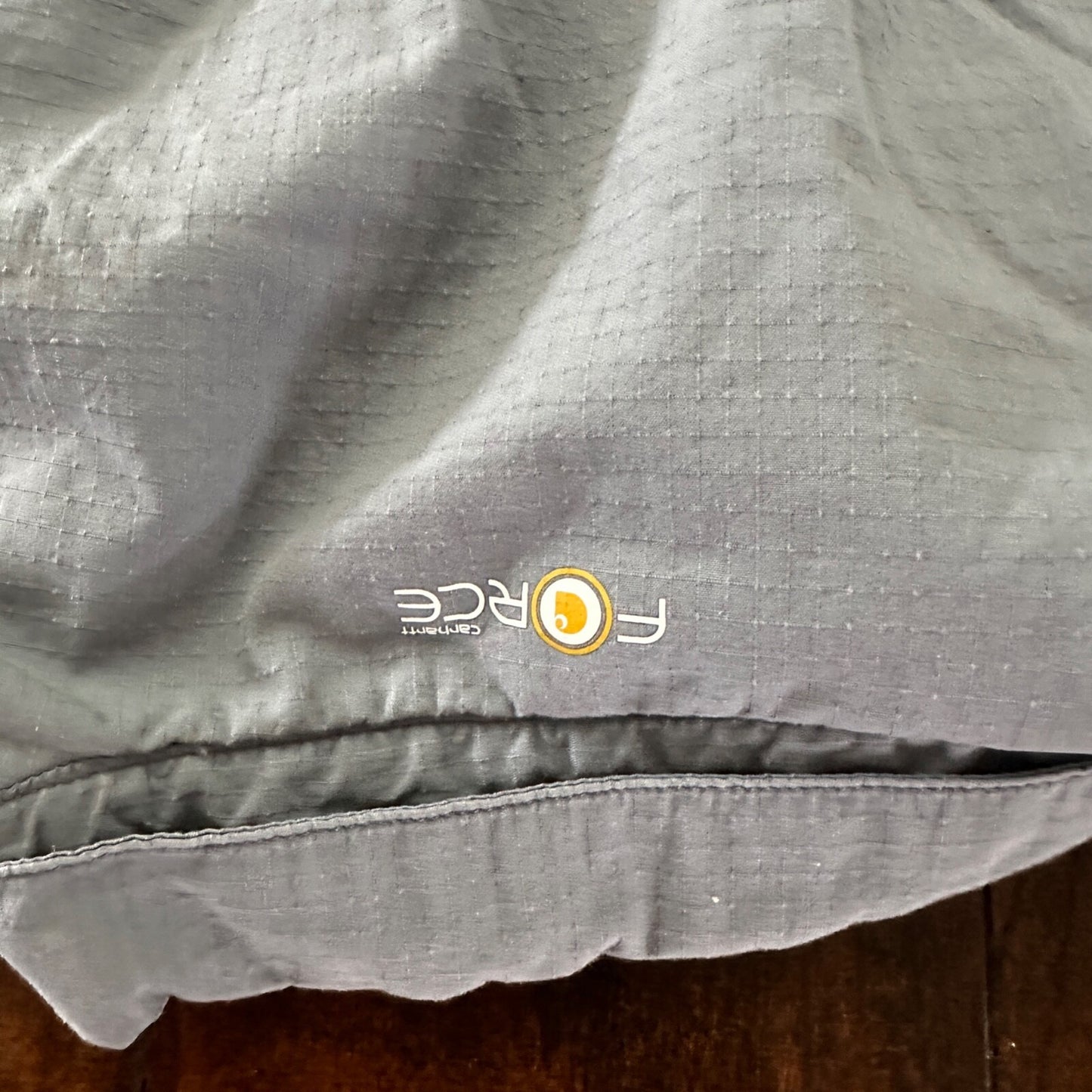 Carhartt Button Shirt XL Blue Force Long Sleeve Shirt Vented Relaxed Fit 101290