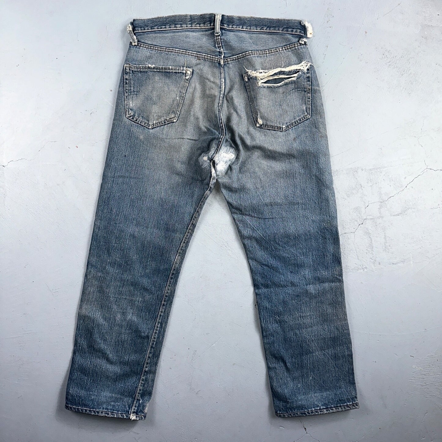 Levis 501 Big E Vintage 60s Redline Selvedge USA XX 1960s Jeans 66 Act 34x28