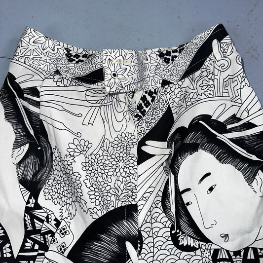 Vintage 60s FUMI’S Hawaii USA Women's 3 Geisha Bell Bottom Pants RARE 1960s 20