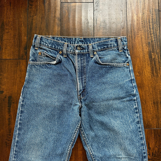 Levis 505 Vintage 90s Straight Leg XX Canada Jeans 33x33 Med Wash 30x27