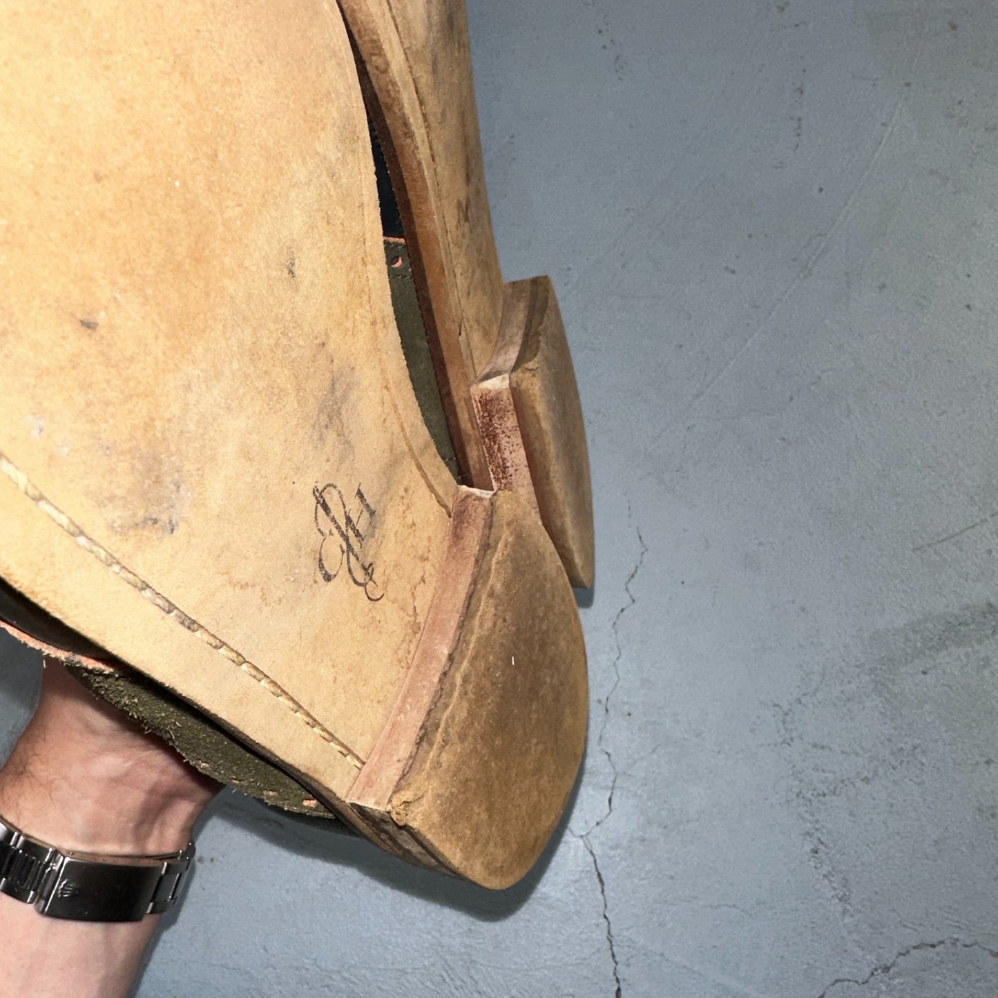 Cole Haan Carter Mens 8.5 M Black Brown Leather Oxford Worn Shoes