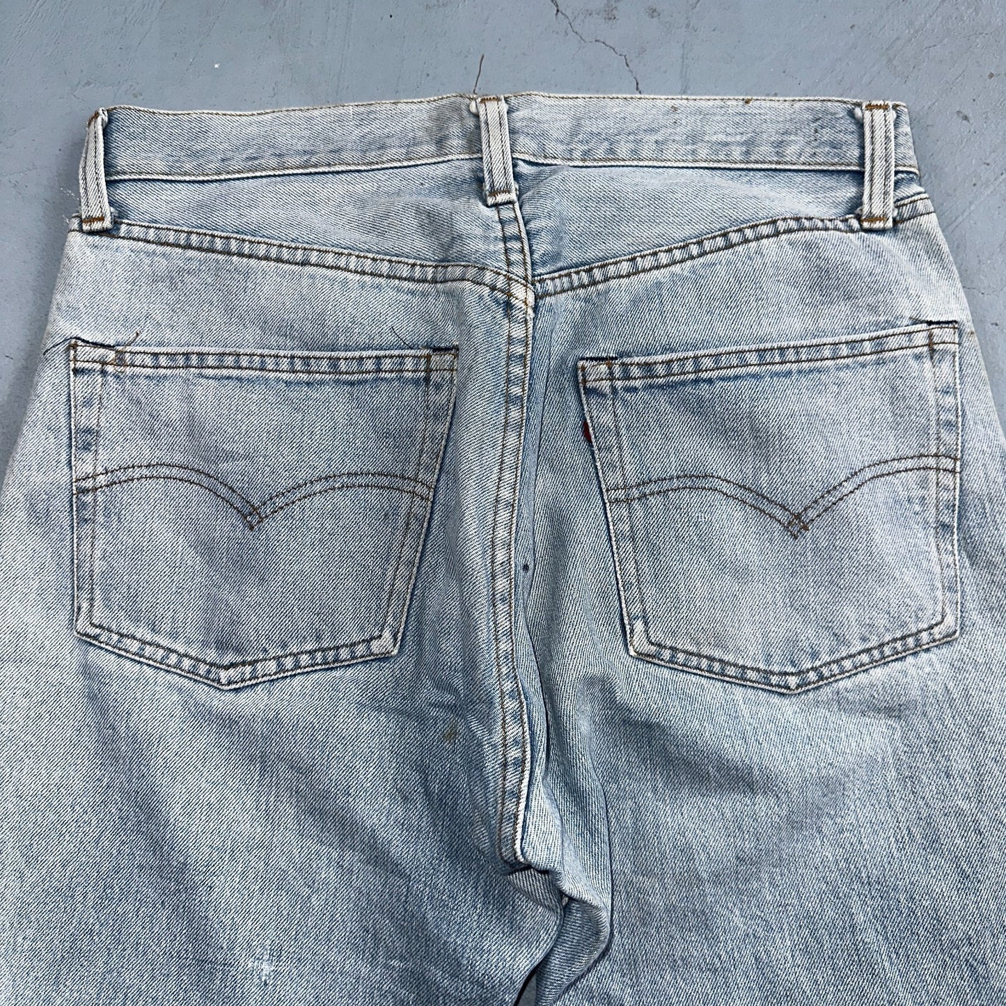 Levis 501 Vintage 80s Redline Selvedge USA XX Jeans Light Wash 1980s Act 30x29