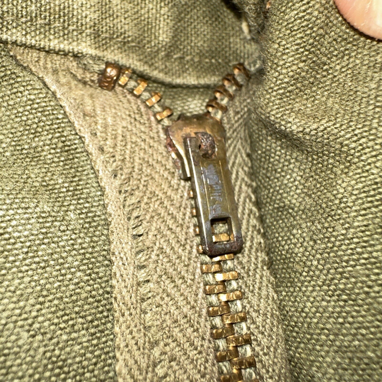 Vintage 50s 60s Duck Canvas Hunting Pants Zip Size 33x26 Rockabilly Double Knee