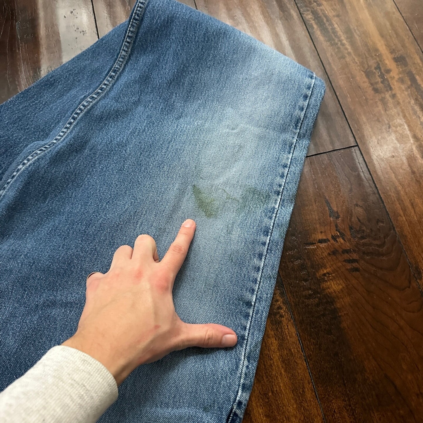 Levis 505 Vintage 90s Straight Leg XX USA Jeans 40x30 Med Wash Act 36x29