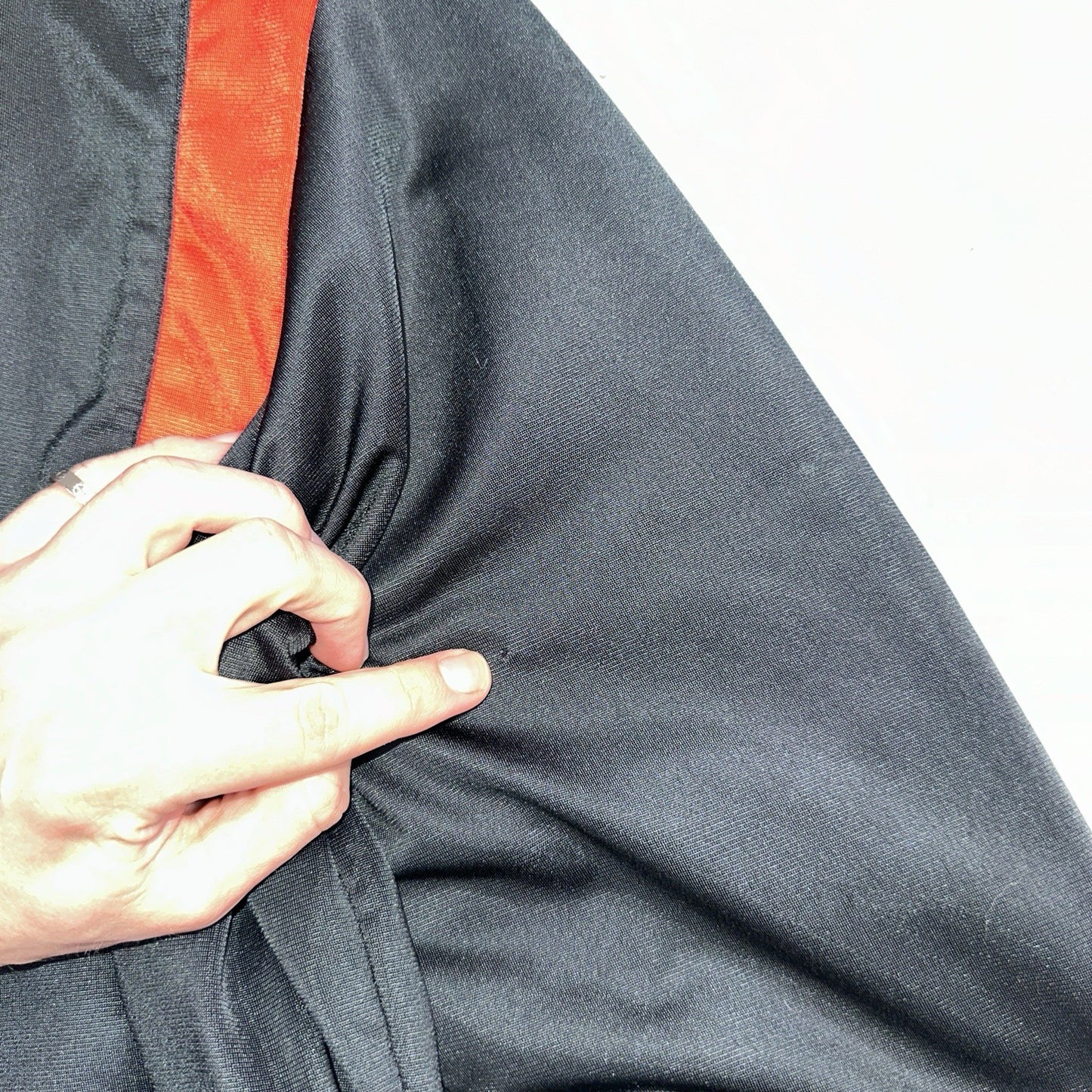 Nike Vintage 1985 Air Jordan Jacket Bred Chicago L RARE Black Red Poly 80s