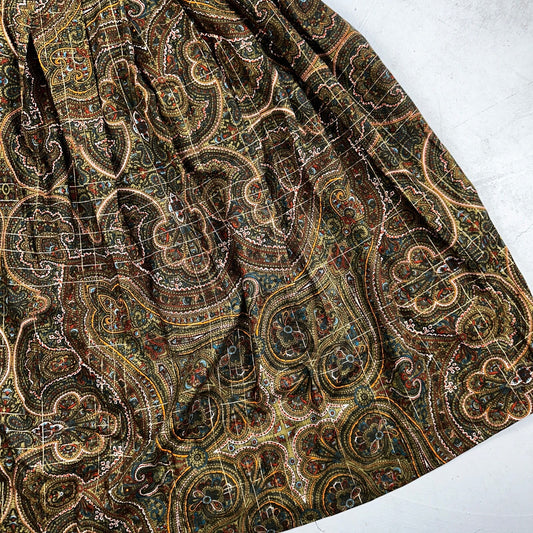 VTG Stanley Blacker Skirt 10 Plaid Wool Midi Light Academia Granny Classiccore