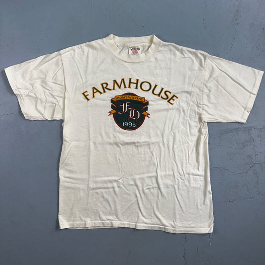 Oneita Moms Weekend VTG T Shirt 90s Single Stitch USA Farmhouse Boho Cool 1995