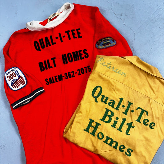 1960s Chain Stitch Bowling Shirt Nat Nast Hilton Salem Oregon 60s 70s Rockabilly