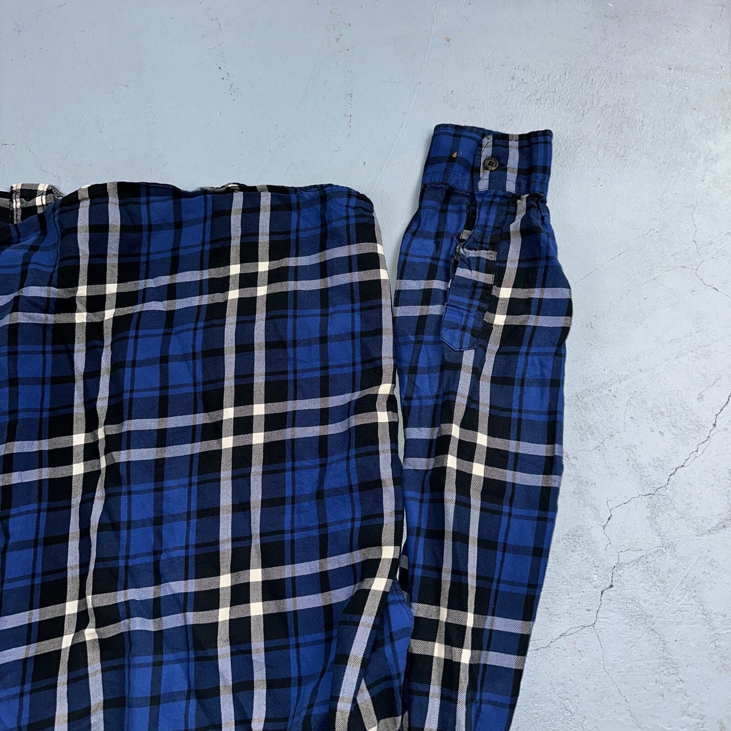 Polo Ralph Lauren VTG Oxford Shirt Plaid Stripe Button Down Up 90s Mens M Blue