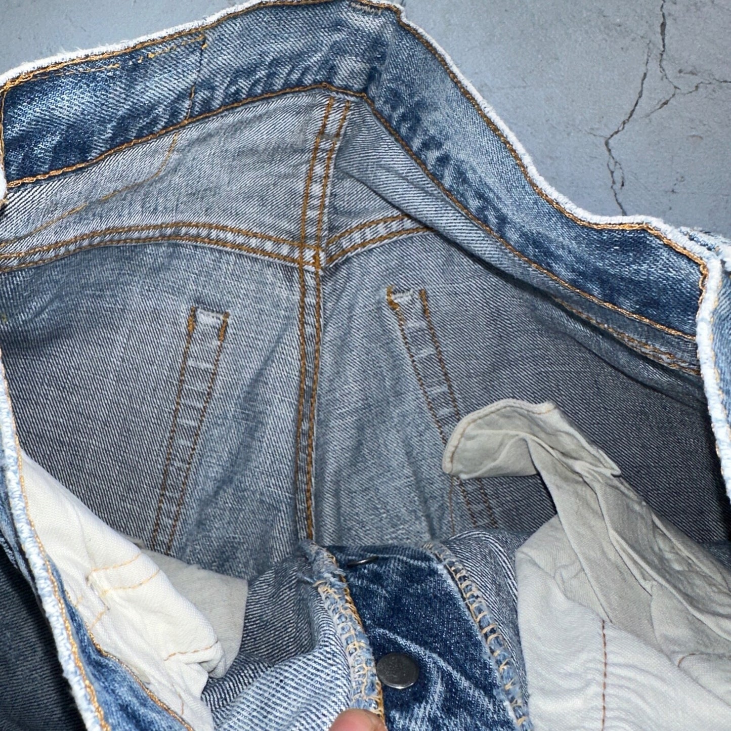 Levis 501 Big E Vintage 60s Redline Selvedge USA XX 1960s Jeans 28x34 Act 25x30