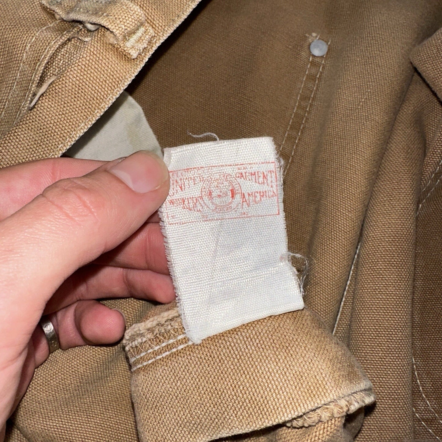 Carhartt 1989 VTG Double Knee Carpenter 80s Pants USA B01 Brown 42x32 Act 40x30
