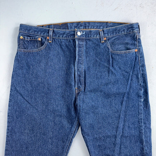 Levis 501 Vintage 90s USA XX Straight Leg Jeans Blue Dark Wash 44x34 Act 41x31