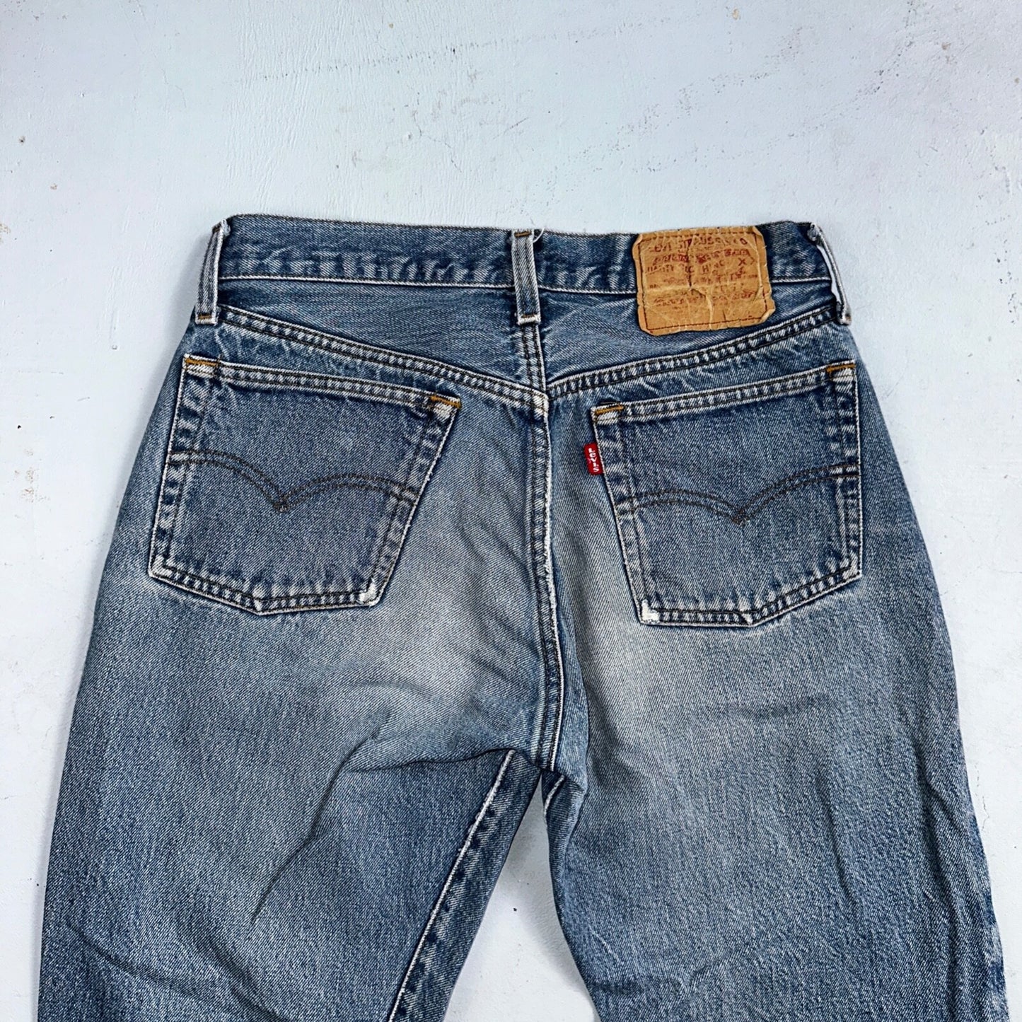 Levis 501 Vintage 80s Redline Selvedge USA XX Jeans Skinny Tailored Act 28X29