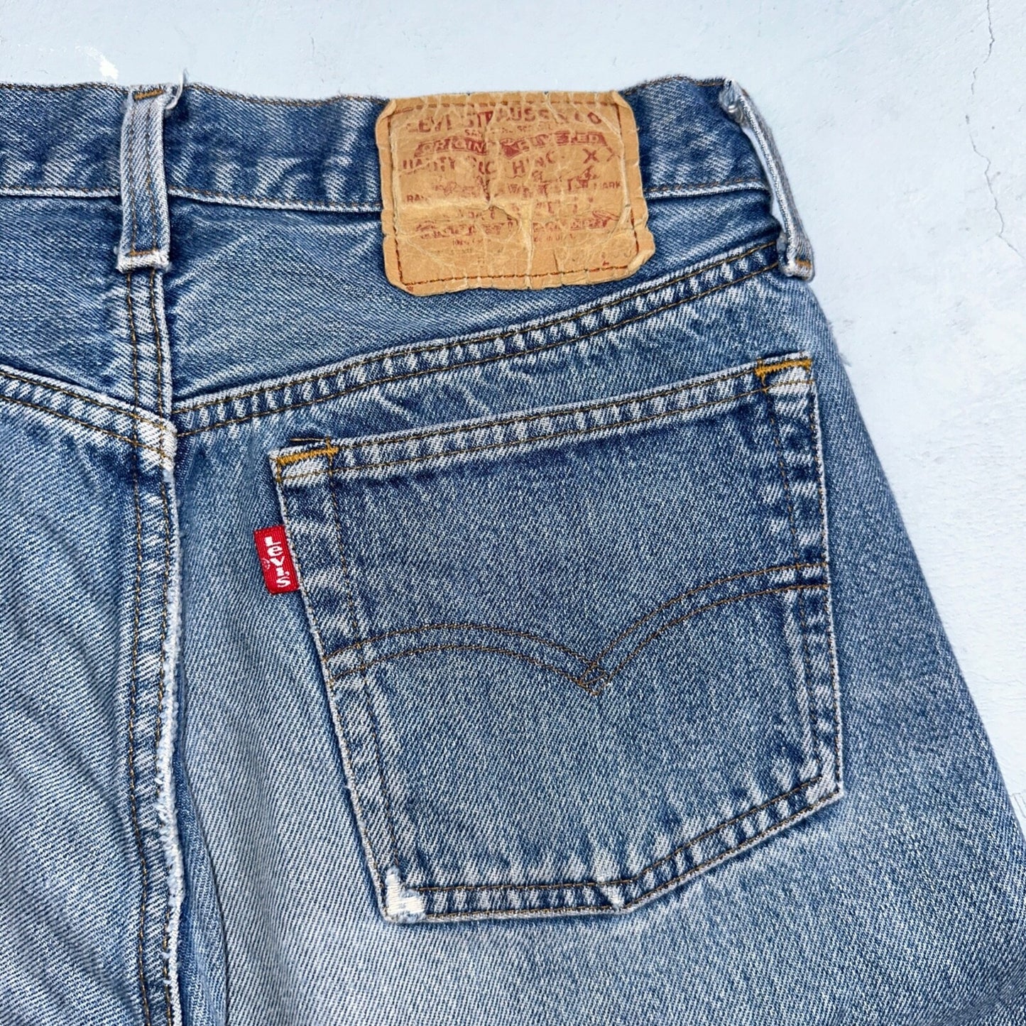 Levis 501 Vintage 80s Redline Selvedge USA XX Jeans Skinny Tailored Act 28X29