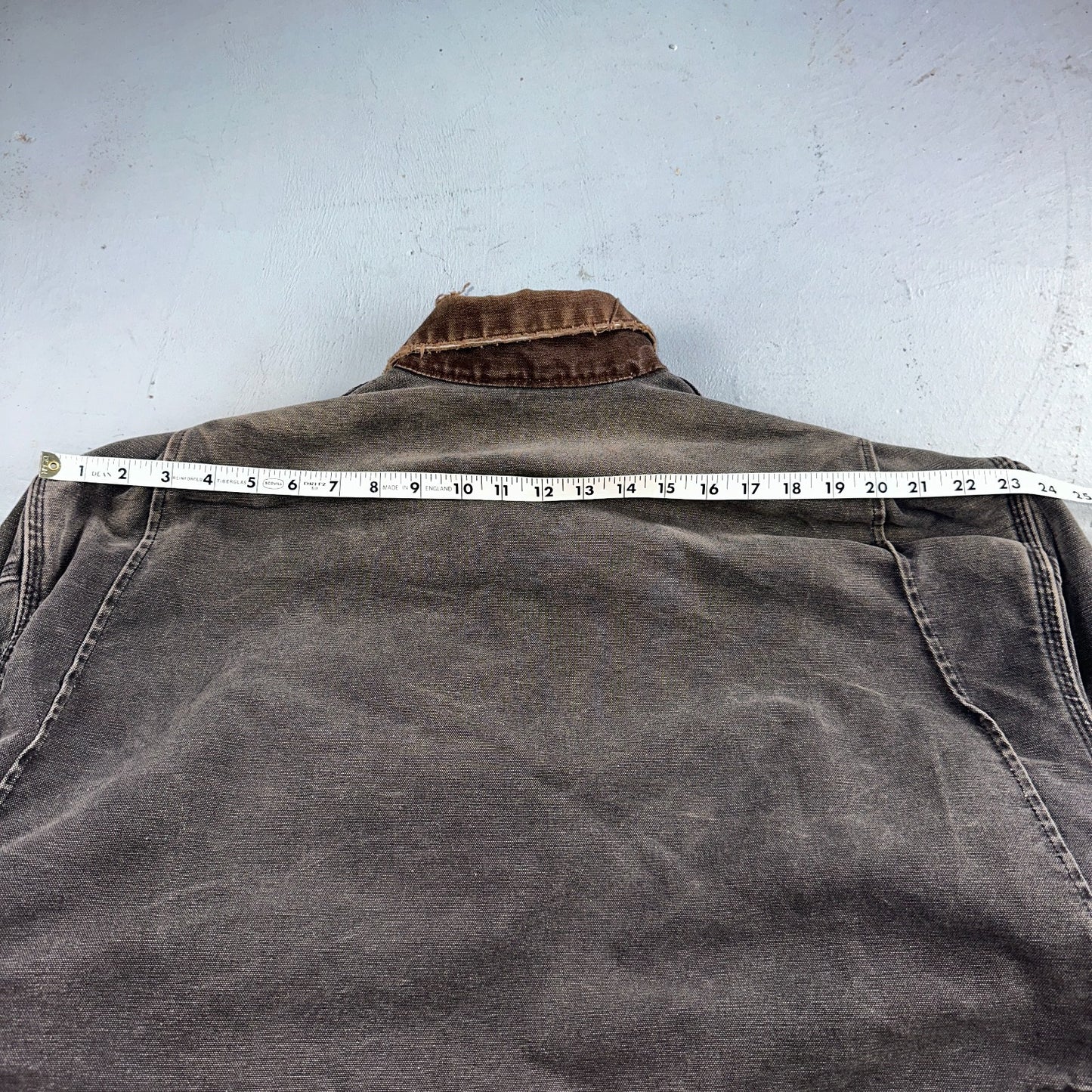 Carhartt VTG Detroit Jacket Men's 2XL Lined Blanket Workwear J97 BLK Thrashed